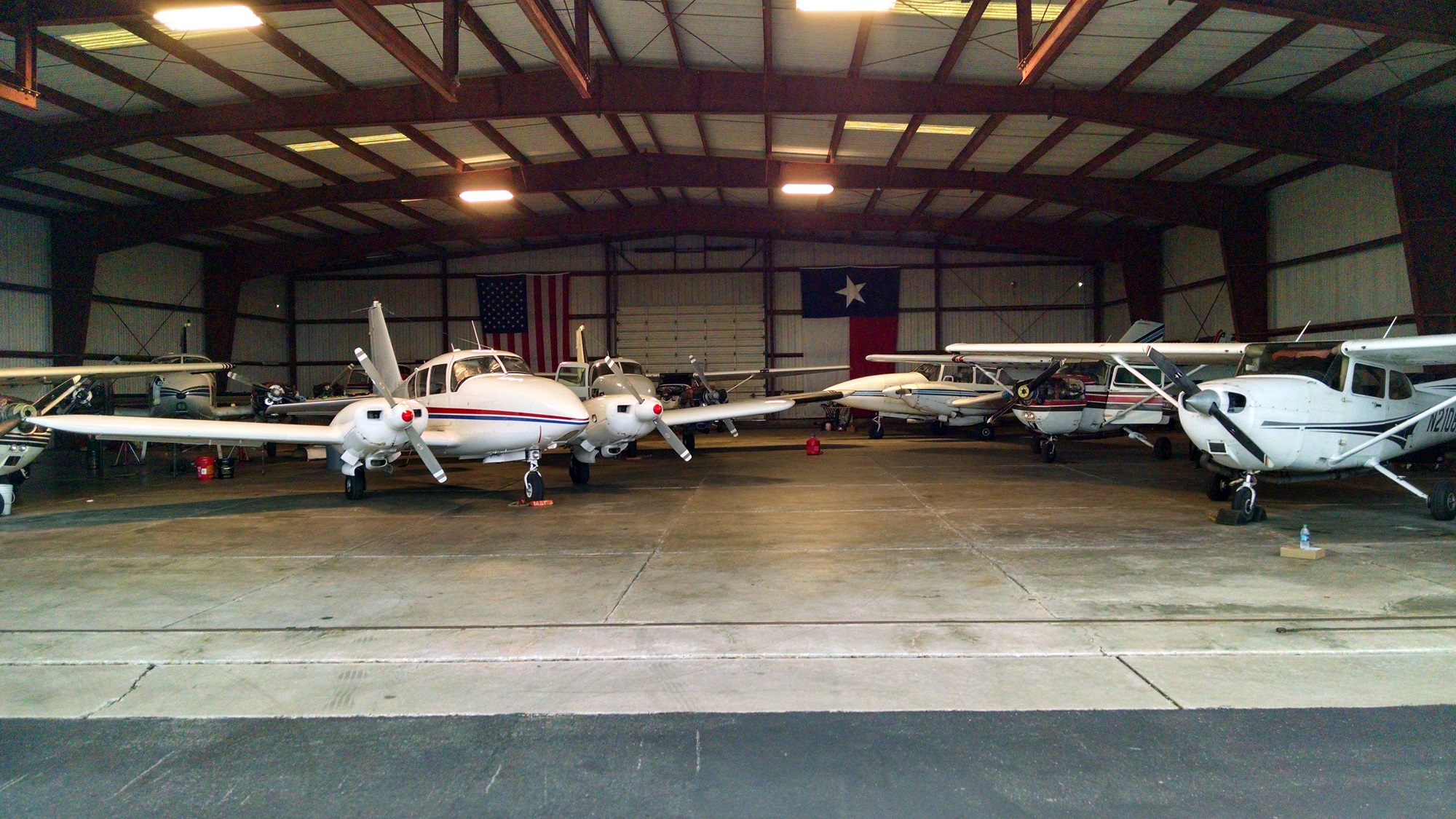 Planes in Hangar